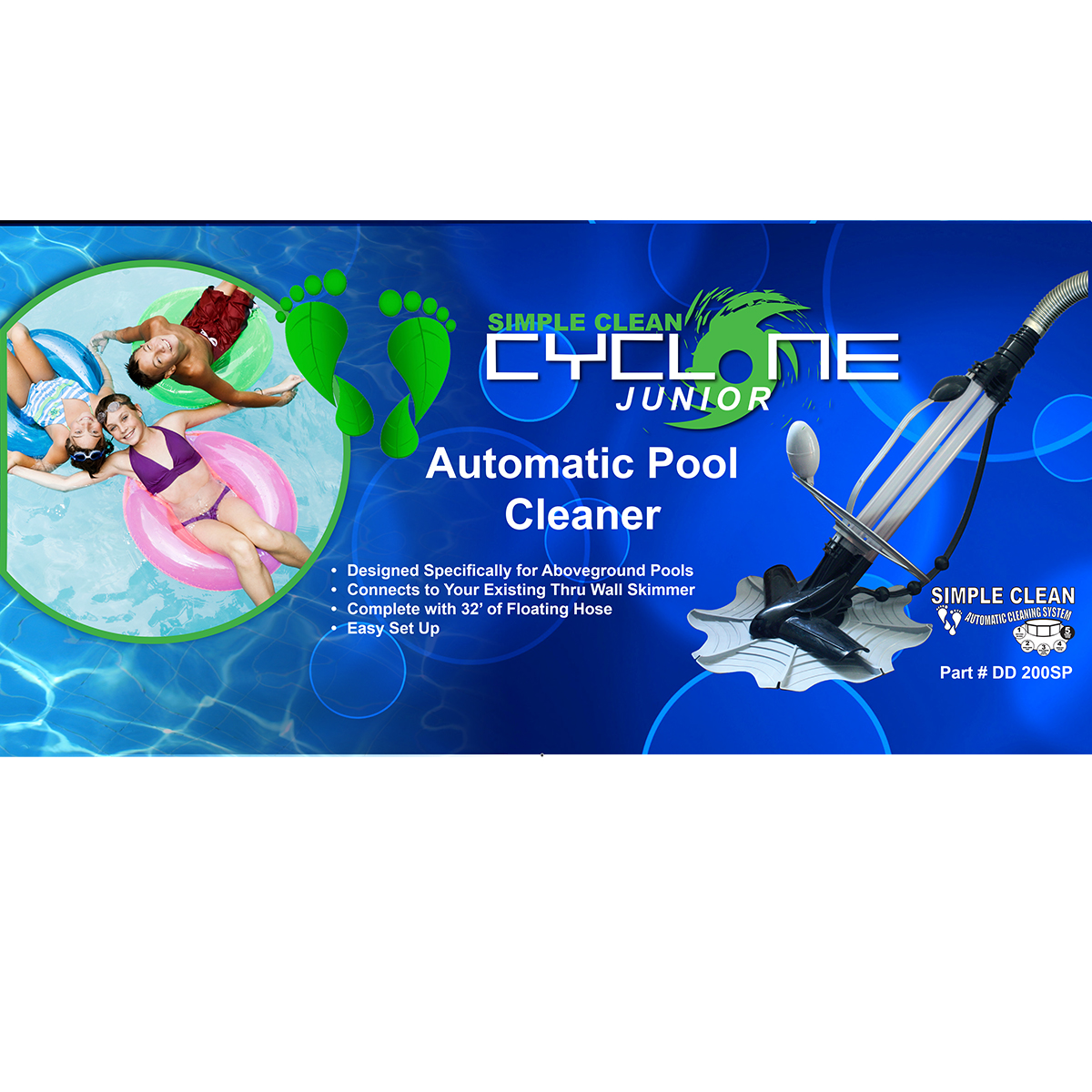 cyclone pool scrubber